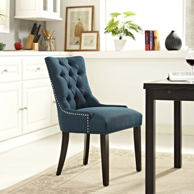 EEI-2223-AZU Regent Fabric Dining Chair Azure