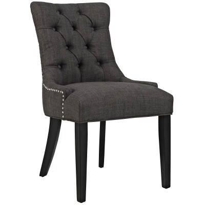 EEI-2223-BRN Regent Fabric Dining Chair Brown
