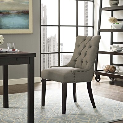 EEI-2223-GRA Regent Fabric Dining Chair Granite