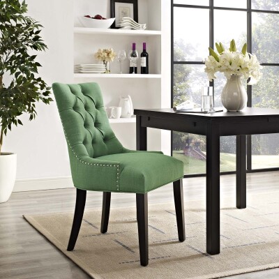 EEI-2223-GRN Regent Fabric Dining Chair Kelly Green