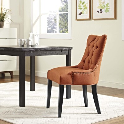 EEI-2223-ORA Regent Fabric Dining Chair Orange