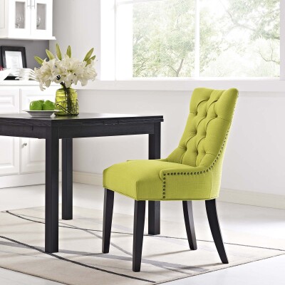 EEI-2223-WHE Regent Fabric Dining Chair Wheatgrass