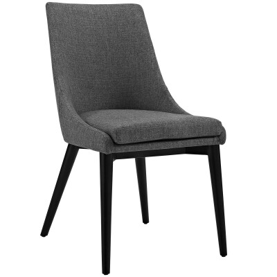 EEI-2227-GRY Viscount Fabric Dining Chair Gray