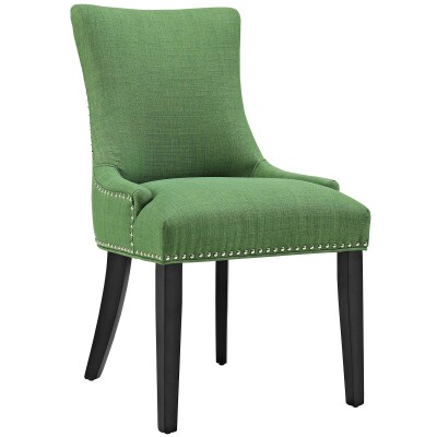 EEI-2229-GRN Marquis Fabric Dining Chair Kelly Green