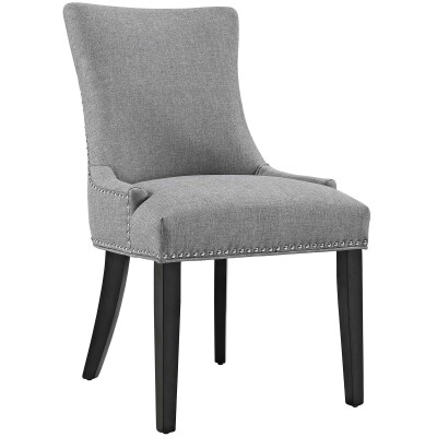 EEI-2229-LGR Marquis Fabric Dining Chair Light Gray