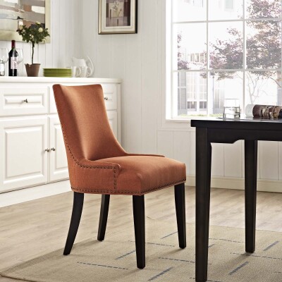 EEI-2229-ORA Marquis Fabric Dining Chair Orange