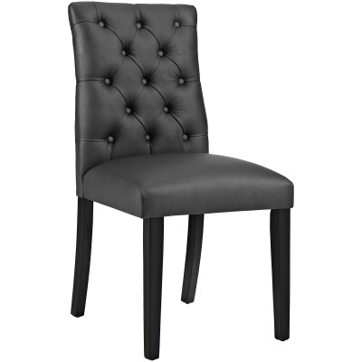 EEI-2230-BLK Duchess Vinyl Dining Chair Black