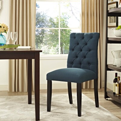 EEI-2231-AZU Duchess Fabric Dining Chair Azure