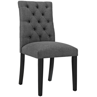 EEI-2231-GRY Duchess Fabric Dining Chair Gray