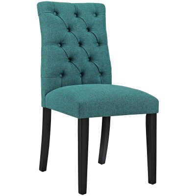 EEI-2231-TEA Duchess Fabric Dining Chair Teal