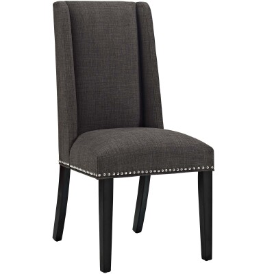 EEI-2233-BRN Baron Fabric Dining Chair Brown