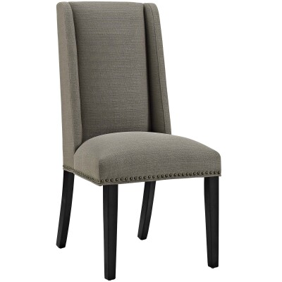 EEI-2233-GRA Baron Fabric Dining Chair Granite