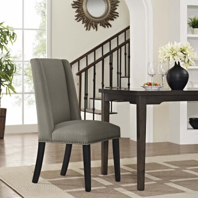 EEI-2233-GRA Baron Fabric Dining Chair Granite