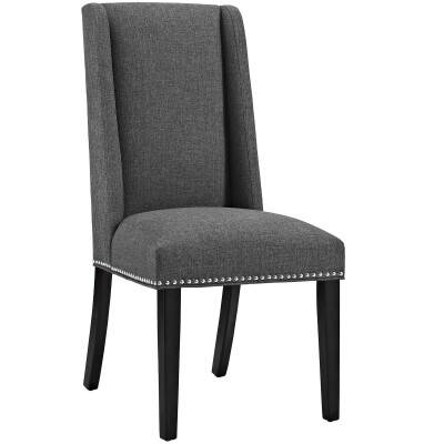 EEI-2233-GRY Baron Fabric Dining Chair Gray