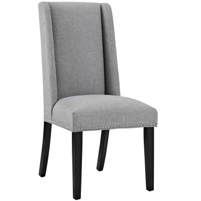 EEI-2233-LGR Baron Fabric Dining Chair Light Gray