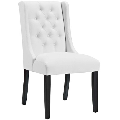 EEI-2234-WHI Baronet Vinyl Dining Chair White