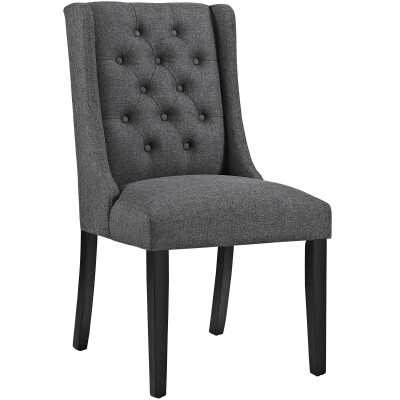 EEI-2235-GRY Baronet Fabric Dining Chair Gray