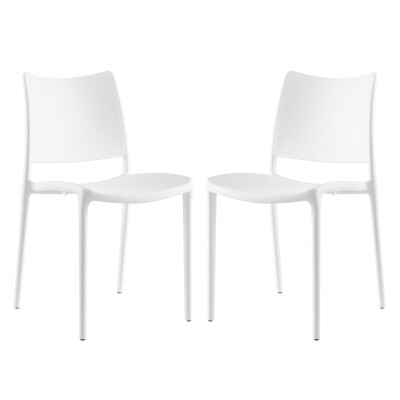 EEI-2424-WHI-SET Hipster Dining Side Chair (Set of 2) White