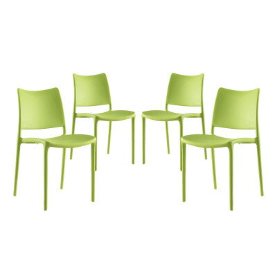 EEI-2425-GRN-SET Hipster Dining Side Chair (Set of 4) Green