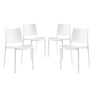 EEI-2425-WHI-SET Hipster Dining Side Chair (Set of 4) White