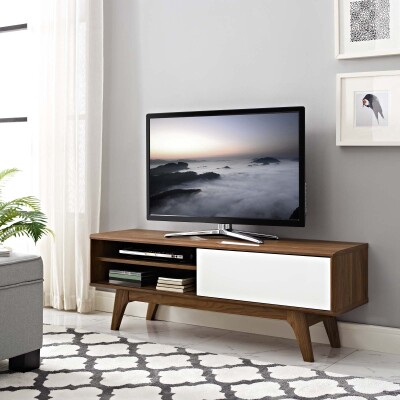 EEI-2538-WAL-WHI Envision 44” TV Stand