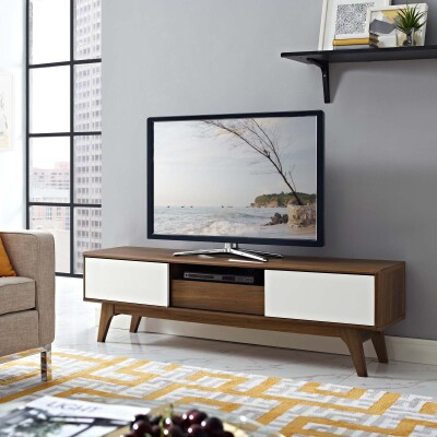 EEI-2540-WAL-WHI Envision 59” TV Stand
