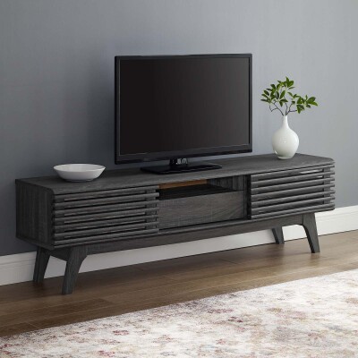EEI-2541-CHA Render 59” TV Stand Charcoal