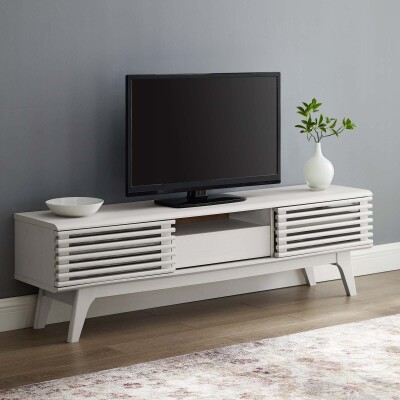 EEI-2541-WHI Render 59” TV Stand White