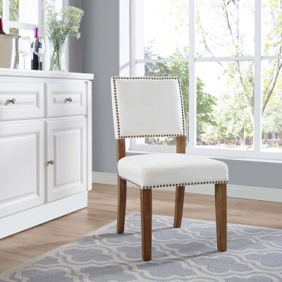 EEI-2547-IVO Oblige Wood Dining Chair Ivory