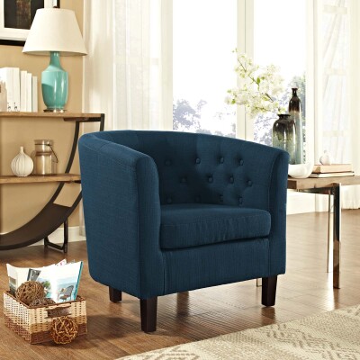 EEI-2551-AZU Prospect Upholstered Fabric Armchair Azure
