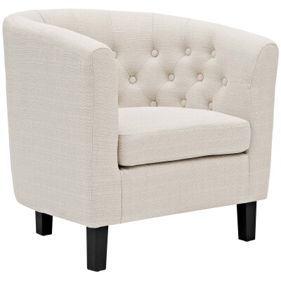 EEI-2551-BEI Prospect Upholstered Fabric Armchair Beige
