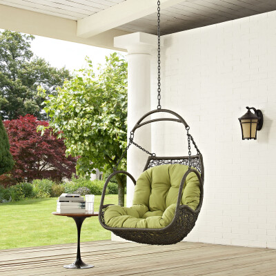 EEI-2659-PER-SET Arbor Outdoor Patio Swing Chair Without Stand