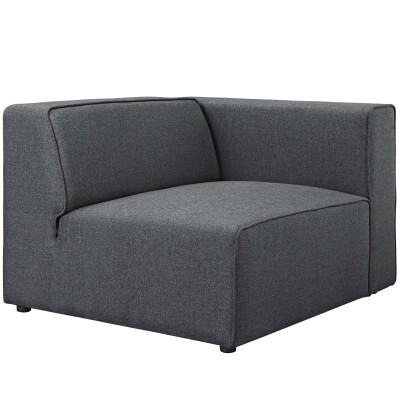 EEI-2722-GRY Mingle Fabric Right-Facing Sofa Gray