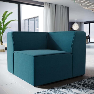 EEI-2728-BLU Mingle Corner Sofa Blue
