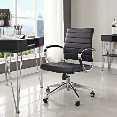 EEI-273-BLK Jive Mid Back Office Chair Black