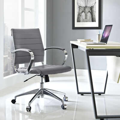 EEI-273-GRY Jive Mid Back Office Chair Gray