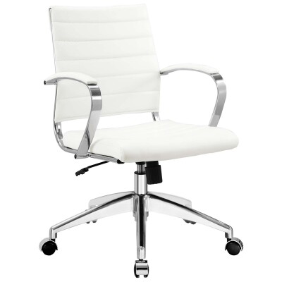 EEI-273-WHI Jive Mid Back Office Chair White