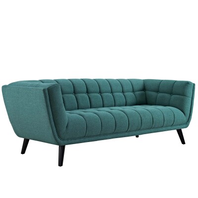 EEI-2730-TEA Bestow Upholstered Fabric Sofa Teal