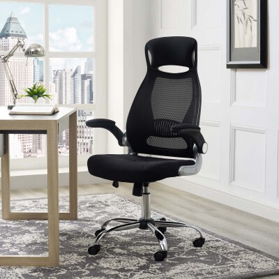 EEI-3039-BLK Expedite Highback Office Chair Black