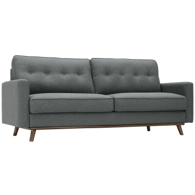 EEI-3046-GRY Prompt Upholstered Fabric Sofa Gray