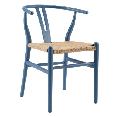EEI-3047-HAR Amish Dining Wood Side Chair Harbor