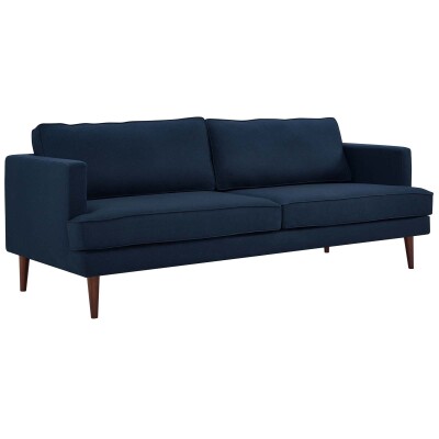 EEI-3057-BLU Agile Upholstered Fabric Sofa Blue