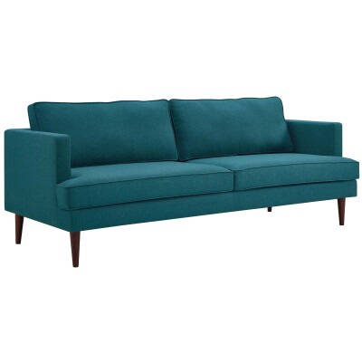 EEI-3057-TEA Agile Upholstered Fabric Sofa Teal