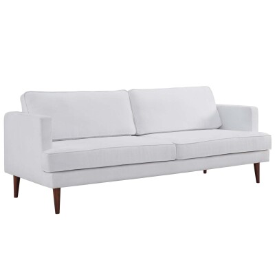 EEI-3057-WHI Agile Upholstered Fabric Sofa White