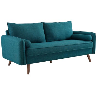 EEI-3092-TEA Revive Upholstered Fabric Sofa Teal