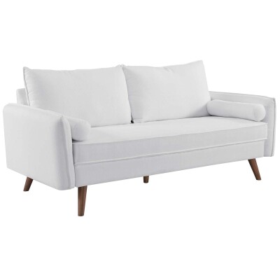 EEI-3092-WHI Revive Upholstered Fabric Sofa White