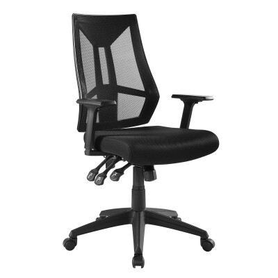EEI-3191-BLK Extol Mesh Office Chair Black