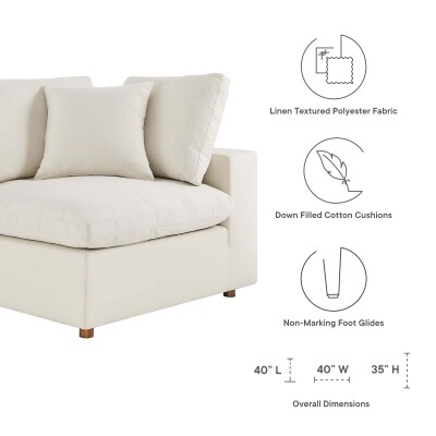 An image of a sectional sofa with a white sectional.