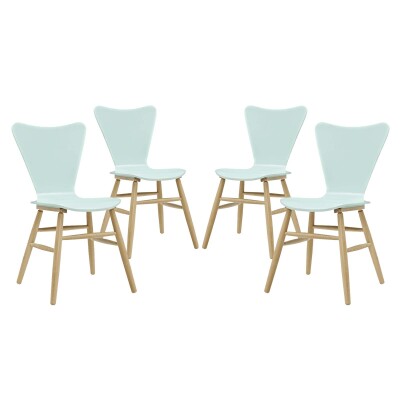 EEI-3380-LBU Cascade Dining Chair (Set of 4) Light Blue
