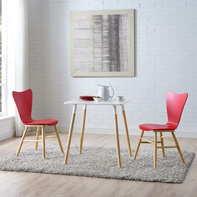 EEI-3476-RED Cascade Dining Chair (Set of 2) Red